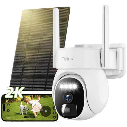 2.4G/5G Security Cameras Wireless Outdoor, 2K Solar Camera for Home Security,...