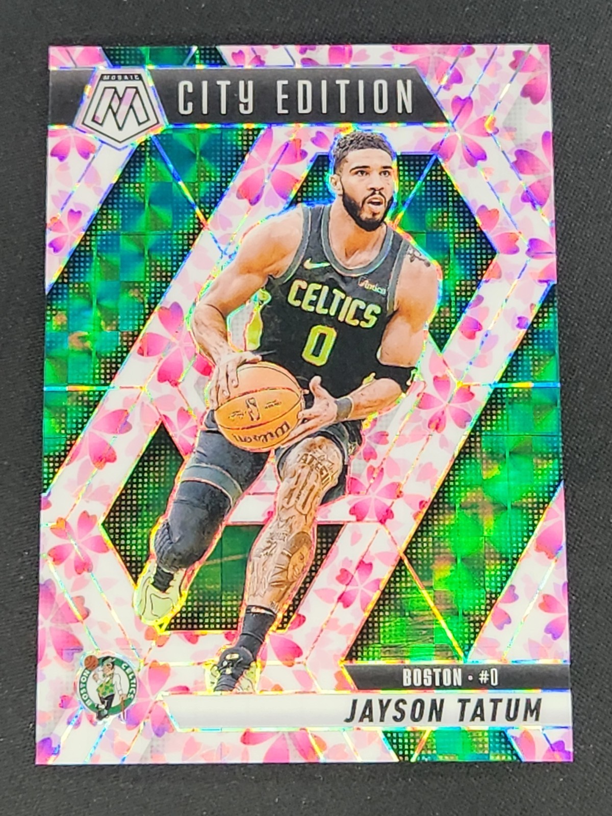 2024 PANINI Mosaic CHERRY BLOSSOM CHOICE #287 JAYSON TATUM 15/20