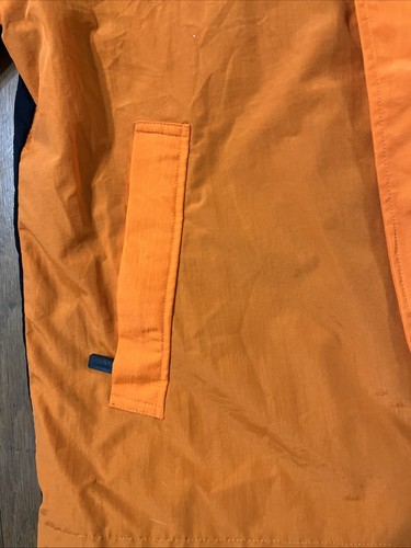 Vintage NASCAR Herren XL Tony Stewart Spell Out gefütterte Windbreaker Jacke orange - Bild 6 von 13