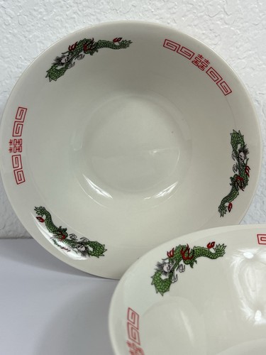 2er Set Japanische Drachen Double Happiness Ramen Schalen - Bild 2 von 7