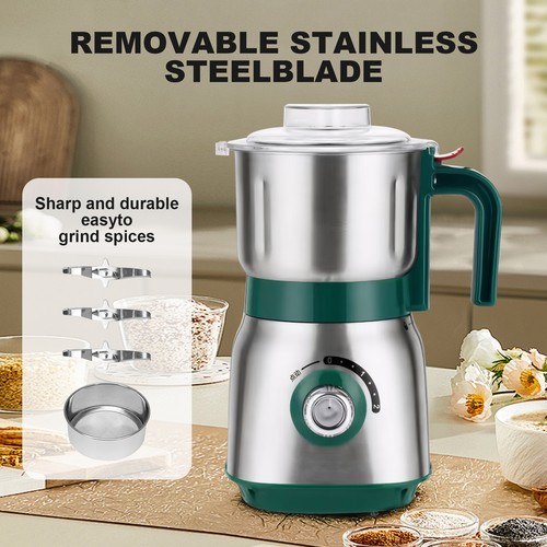 Trituradora eléctrica de grano de trigo Molinillo de granos de café Nuez Semilla Hierba Molino de especias - Imagen 4 de 7