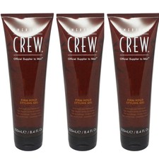 American Crew Firm Hold Styling Gel Regular Tube 8.4 Oz- 3 Pack 3 pcs