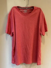 Womens Size XL Layer 8 Performance Pink Quick-Dry Polyester T-Shirt