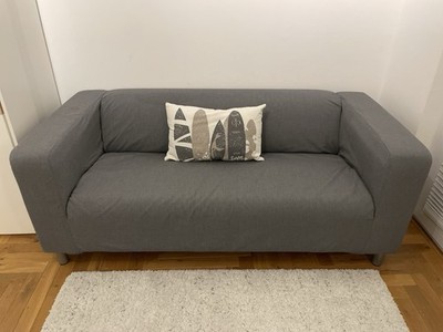 Ikea KLIPPAN Sofa, Bezug Grau (Top Zustand, Ohne Flecken)