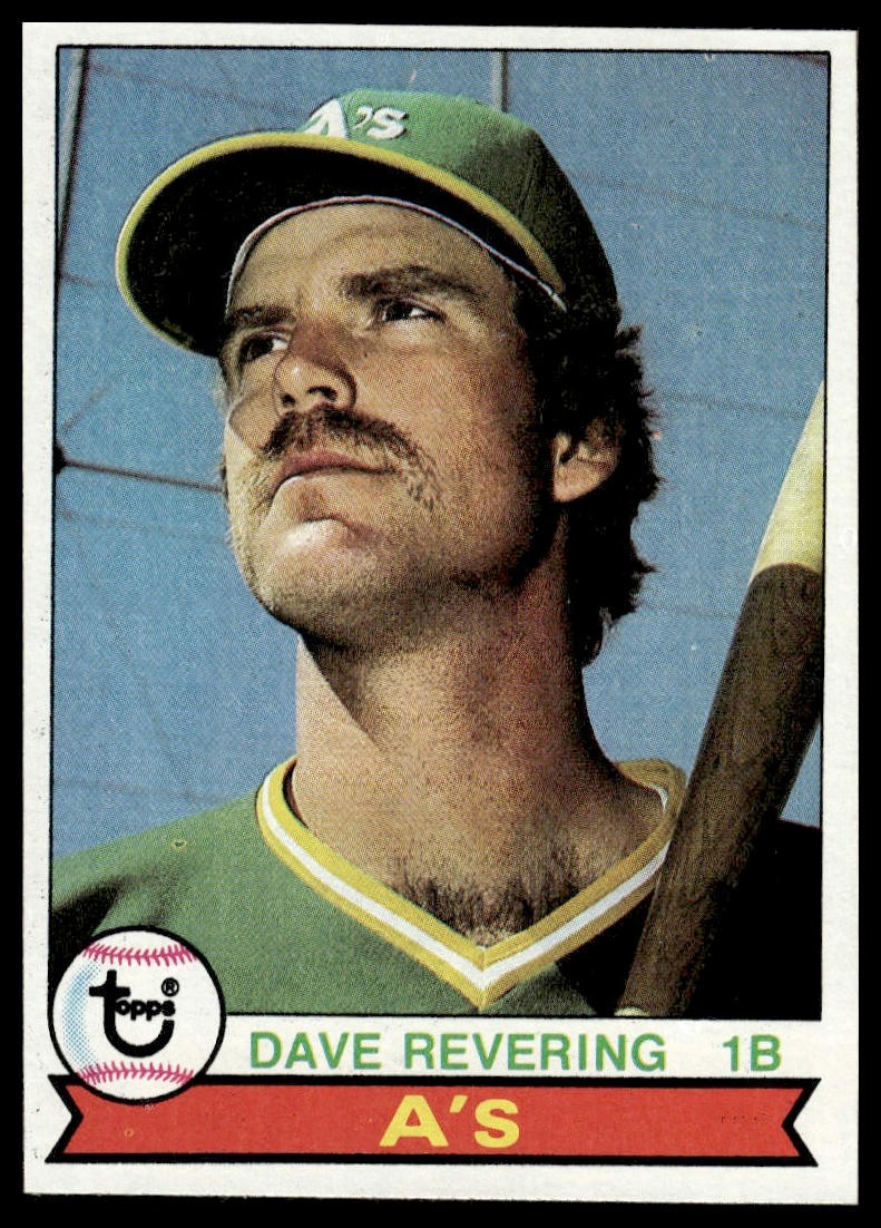 1979 Topps #224 Dave Revering Oakland Athletics NM+