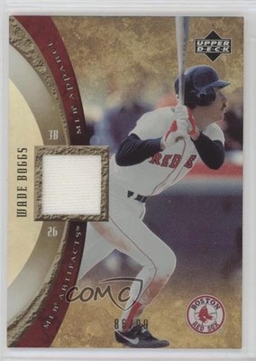 2005 Upper Deck Artifacts MLB Apparel Rainbow 86/99 Wade Boggs #MLB-WB HOF 11z5