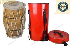 New Indian Folk Wedding-Kirtan Dholak Traditional Musical Instrument With Fiber