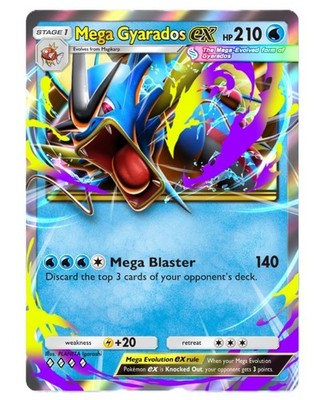 B1 MEGA Gyarados ex | 4 Diamond ex Card(    )| FREE CARD SHARE |PokémonTCGPocket