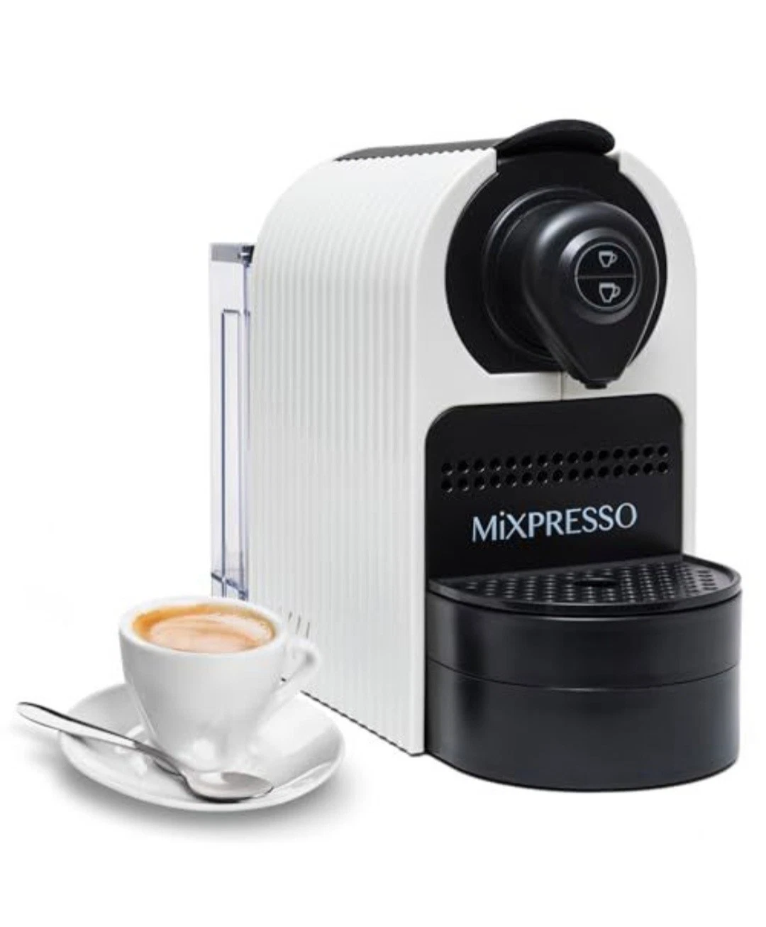 Mixpresso 1400W White Espresso Machine Nespresso OriginalLine Compatible 19‑Bar