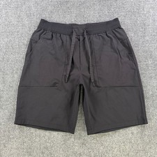 Lululemon Zeroed In Linerless Short 7" Inseam Mens XL Black Drawstring LM7A13S