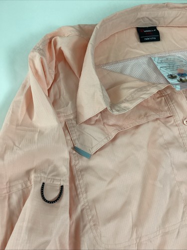 Pudolla Women's Plus Sun Protection Shirts Long Sleeve Fishing Hiking NWT 3XL - Picture 7 of 9
