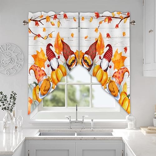 Herbst Thanksgiving Ahornblätter Swag 28" B x 36" L (2er Pack) Orange Kürbis 4 - Bild 3 von 8