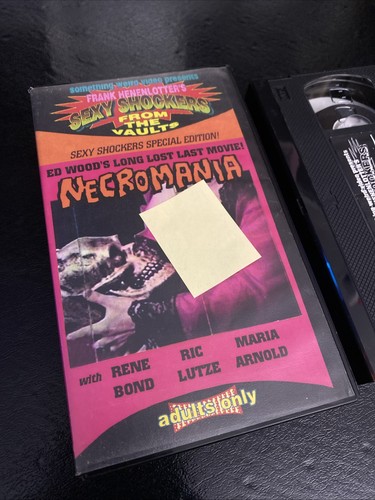 Necromania Ed Wood’s Lost Movie Something Weird Video B Movie VHS Clamshell RARE - Picture 2 of 9