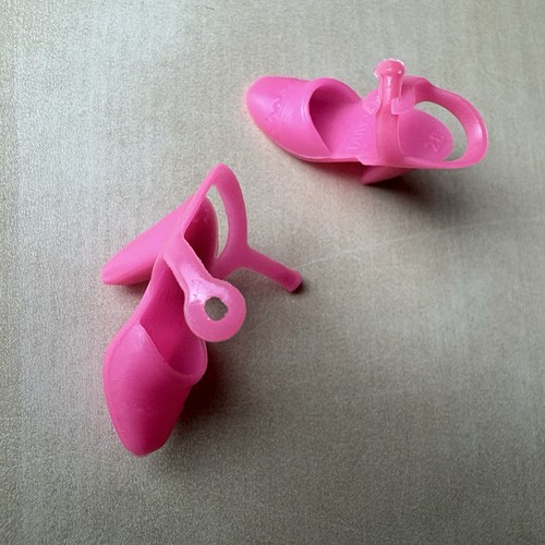 Vintage Barbie Superstar Ära Schuhe Squishy Ankle Strap Heels Hot Pink *Ausgabe - Bild 5 von 9