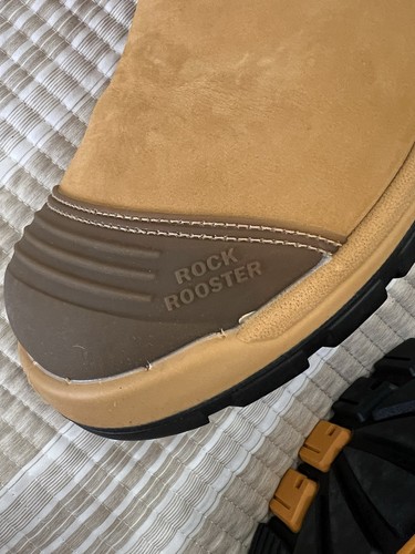 Nuovo con etichetta. ROCKROOSTER Stivali da Lavoro Uomo, 6" Punta Morbida, Antiscivolo Sicurezza - Foto 14 di 16