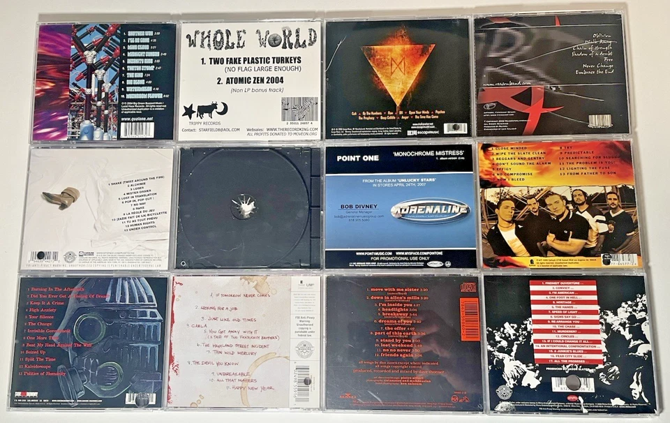 12 Promo CD'S * HARD ROCK Lot #12 * Punk Metal Foto 3 de 3