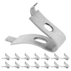 15 Pcs Metal Shelf Clips: Stainless Steel Cabinets Shelf Support Pegs For