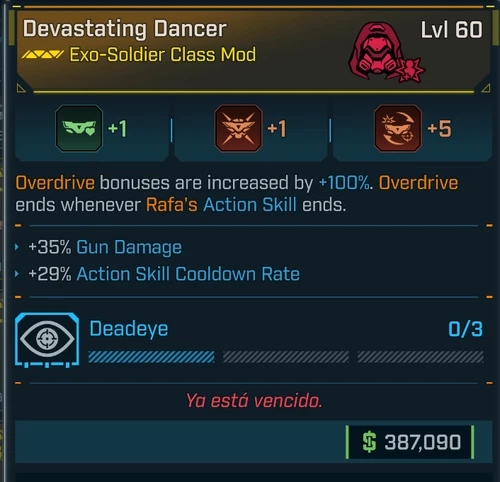 Borderlands 4 OP⭐ GOD ROLL DEVASTATING DANCER ⭐RAFA CLASS MOD  ⭐ PC/XBOX/PS4/PS