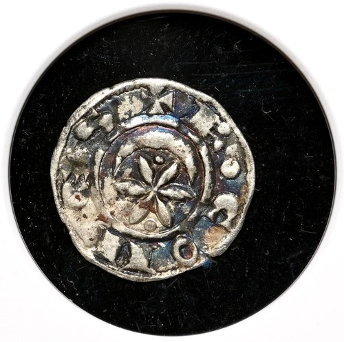 FRANCE, Provence. Raymond V-VII, 1148-1249, Silver Denier, NGC AU53