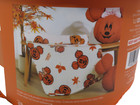 New Disney Mickey & Friends Fleece Throw Pumpkin Themed Mickey Minnie Mouse