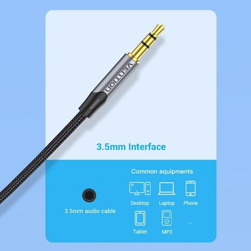 3.5mm Audio Cable to 2 RCA Cable Splitter Jack Smartphone Amplifier Home Theater - Picture 6 of 29