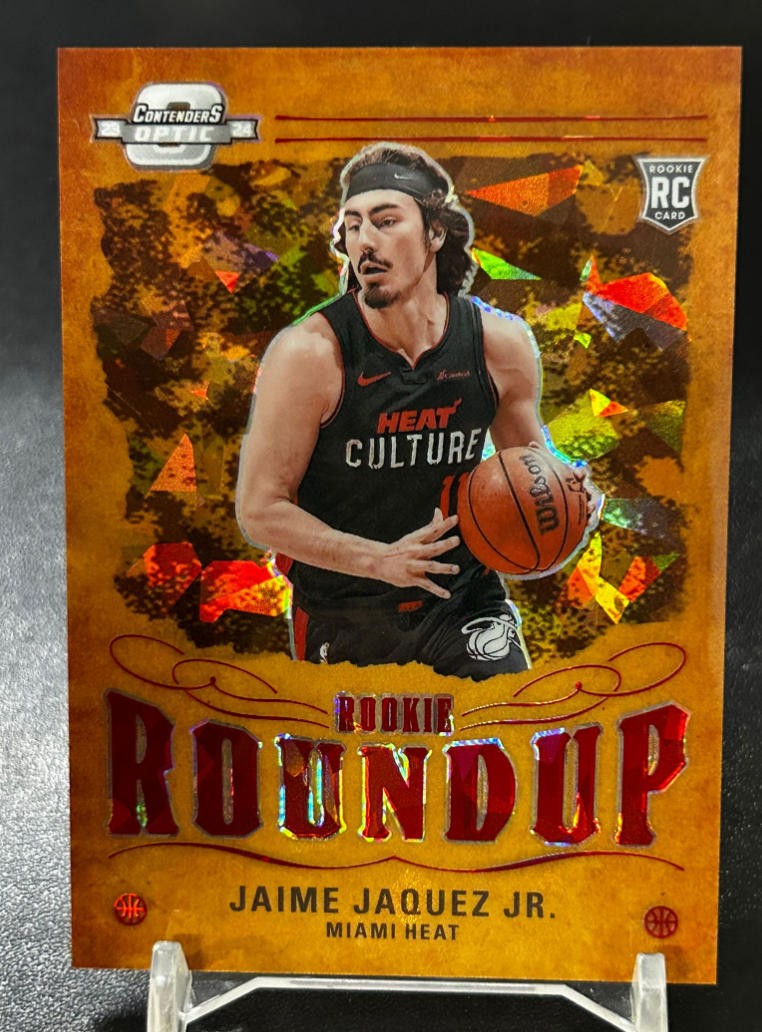 Jaime Jaquez Jr. 2023-24 Panini Contenders Optic Rookie Roundup Red Ice /175 RC