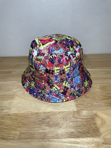 Unisex 80er Graffiti Oldschool Party Wende Fischerhut It’s Party Time! - Bild 8 von 8