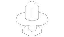 Genuine Lexus Under Cover Clip 90467-07201