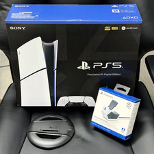 Sony PlayStation 5 PS5 Slim Digital 1TB Console + Charging Dock & Vertical Stand