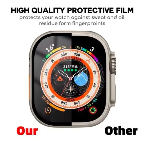 Apple iWatch Series 46mm Screen Protectors & Repair x3 With Accurate Applicator - Picture 4 of 13