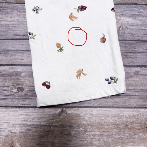 Jeans Reformation Off White Cynthia Fruitloops ricamati frutta gamba dritta 26 - Foto 13 di 15