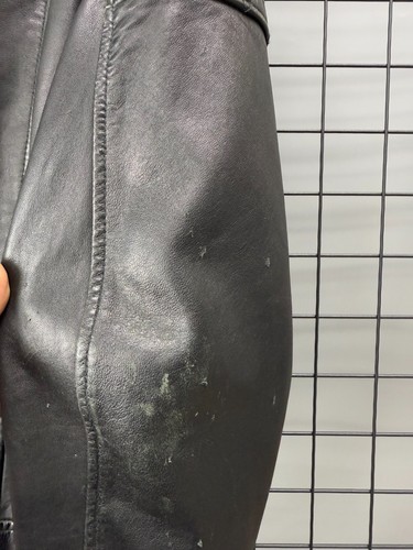 All saints Boyson biker leather jacket men's size XL Duties Paid (USA) - Picture 13 of 15