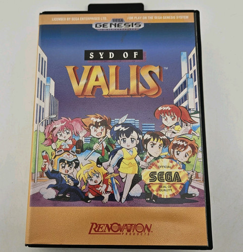 Syd of Valis - Sega Genesis - Juego - Caja - Pestaña Colgante - Prueba Probada - Imagen 1 de 20