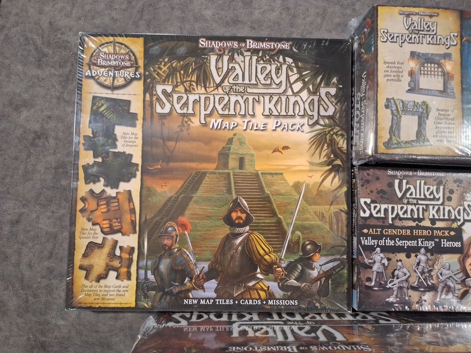 Shadows Of Brimstone: Valley Of The Serpent Kings Adventure Set - NEW - Image 3 of 4