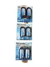 LOT OF 3 Nicorette Ice Mint 2mg Coated Lozenge 80 Pieces NEW SEALED! Exp 2028-02