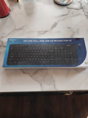 NEW MACALLY Wireless Keyboard For PC Windows. in box new