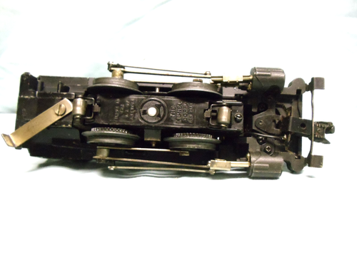 Lionel postwar O ga. 0-4-0 #1656 Switcher Steam Engine & #6403B Bell Tender - Picture 8 of 14