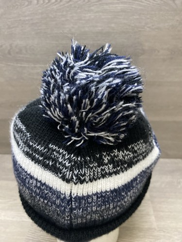 Seattle Seahawks Gorro de Invierno Azul Blanco Pom Para Hombre Bordado Logo NFL - Imagen 10 de 15