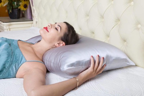 BlueHills 22 Momme 100% Pure Mulberry Natural Soft Both Sides Silk Pillowcase... - Picture 2 of 6