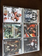 Playstation 3 PS3 Six Game Lot Fear, Conan, NCAA 10 & more
