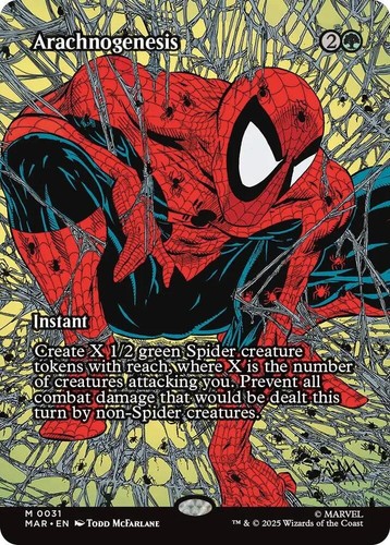 Arachnogenesis (Borderless) - Marvel Eternal-Legal (MAR) - (Non-Foil) (NM)