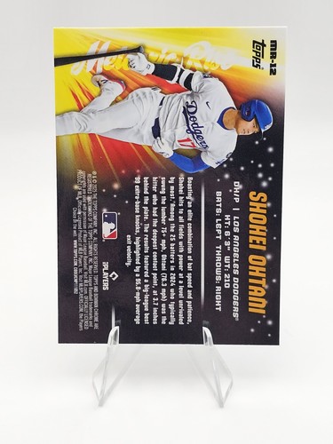 2025 Bowman Chrome Shohei Ohtani Meteoric Rise Mojo Refractor #MR-12 LA Dodgers - Picture 2 of 2