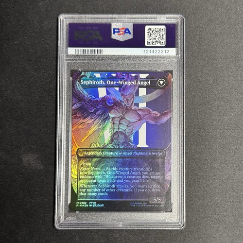 PSA 10 MTG Final Fantasy Sephiroth, Fabled SOLDIER Borderless Foil #0382 - Picture 2 of 5