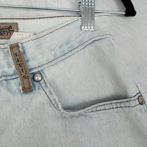 Vintage Levis Denim Shorts Womens Juniors 11 Blue Cut Off Distressed 900 Series - Picture 4 of 24