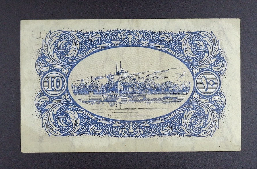1940 Issue Egyptian Government 10 Piastres Currency Note, P-166a. - Image 2 of 2