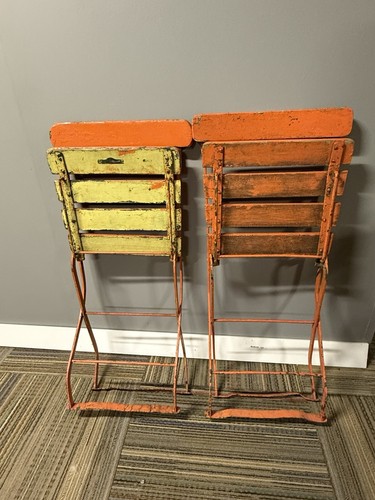 Vintage MLB Folding Stadium Chairs From 1920-30s - Picture 4 of 9