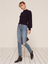 Winona bleu Nwt 26 taille Reformation slim moyenne Jean cigarette détresse en celtique xwZpqT