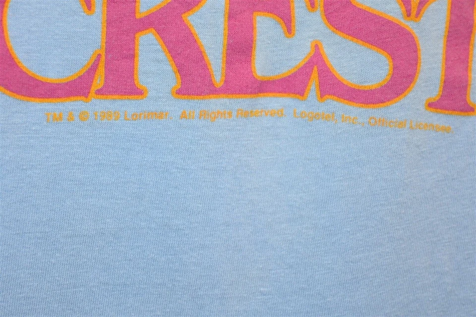 Camiseta de colección años 80 FALCON CREST VINEYARD CBS TELENOVELA PROGRAMA DE TELEVISIÓN EARL HAMNER GRANDE L Foto 3 de 4