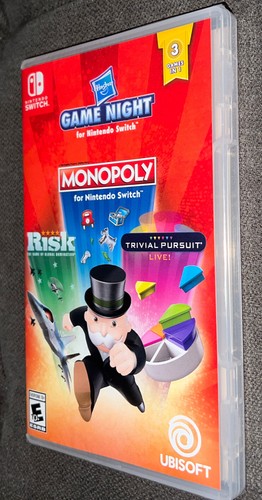Hasbro Game Night - Nintendo Switch Monopoly, Trivial Pursuit Live, & Risk 🎮 - Picture 8 of 10