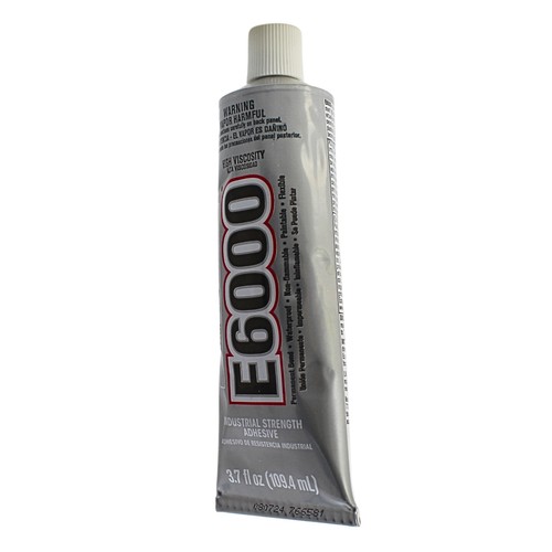 3.7 fl oz E6000 Industrial Strength Clear Self Leveling Waterproof Adhesive - Picture 3 of 3